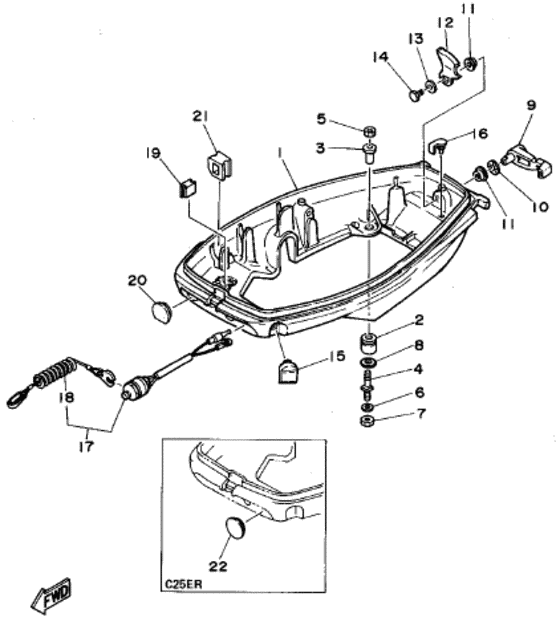 Bottom cowling