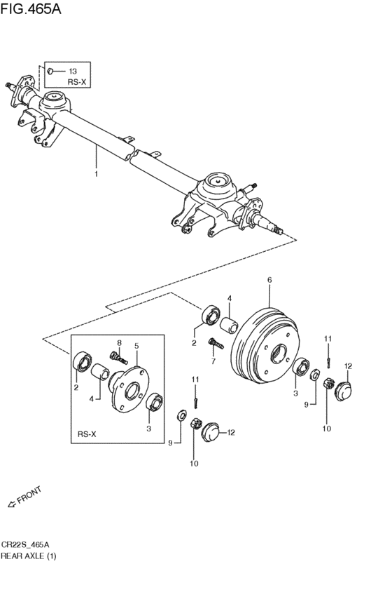 rear axle