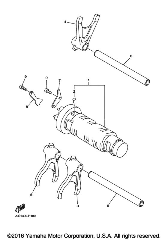 Shift shaft