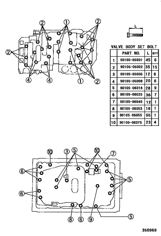 Valve Body & Oil Strainer (Atm)