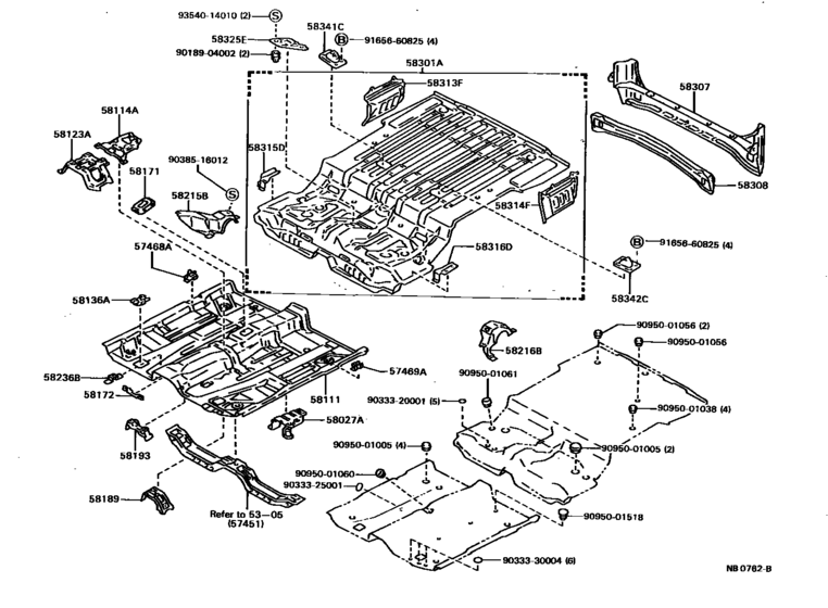 Floor Pan & Lower Back Panel