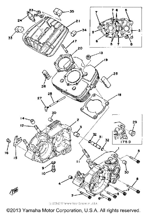 Crankcase & cylinder