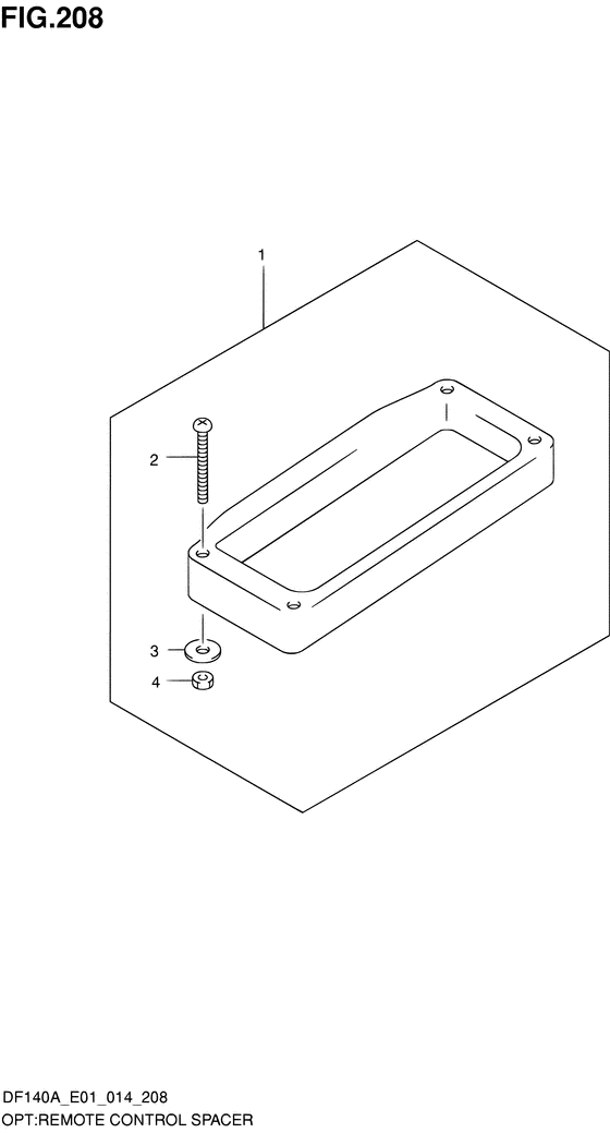 Opt:remote control spacer