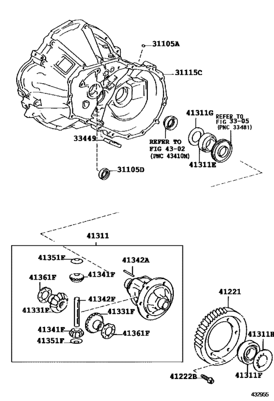 Front Axle Housing & Differential