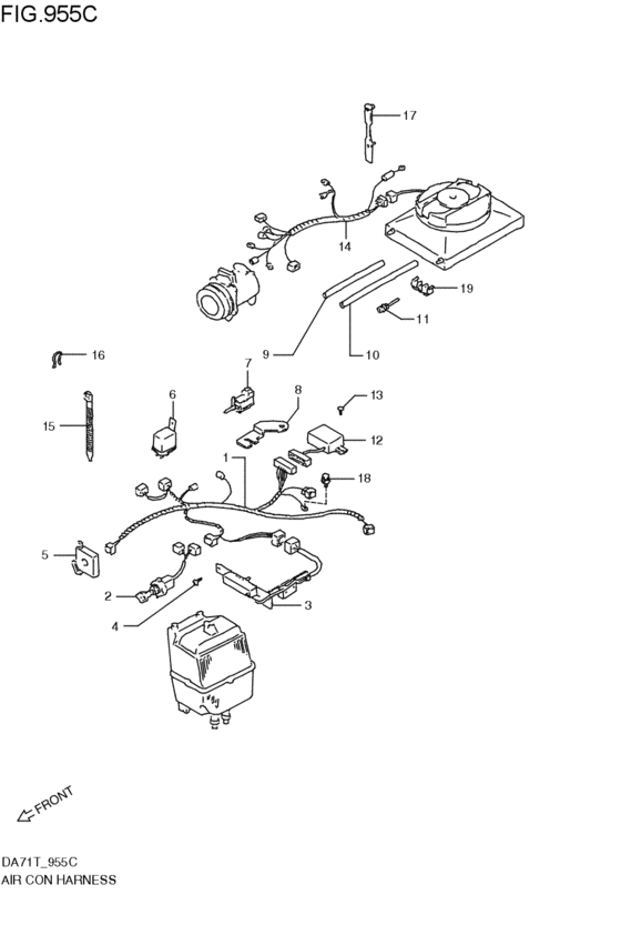 air-conditioner harness