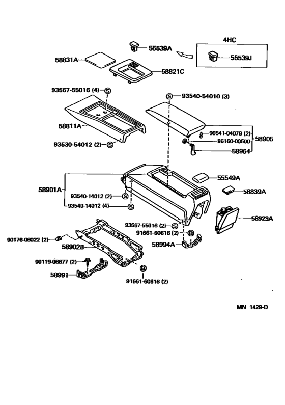 Console Box & Bracket