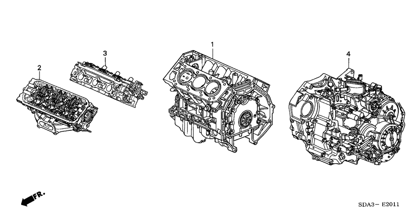 Engine assy./ transmission assy.