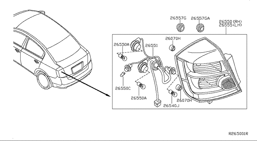 Rear combination lamp