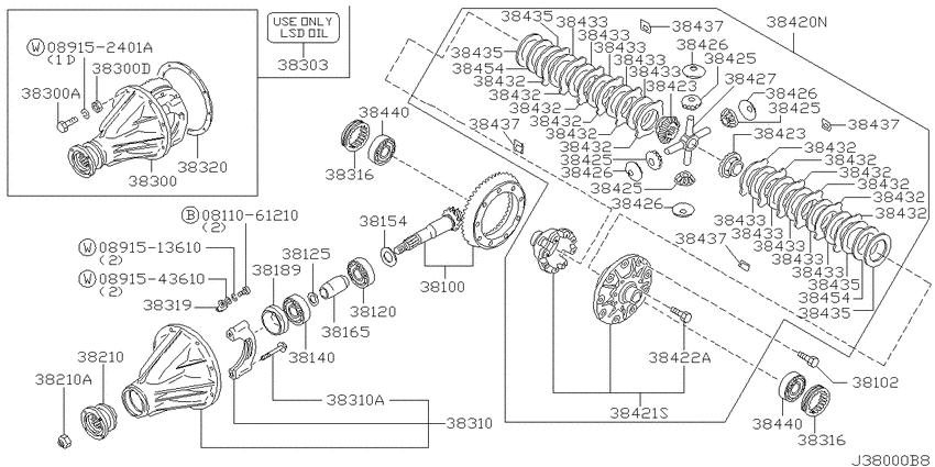 Rear final drive