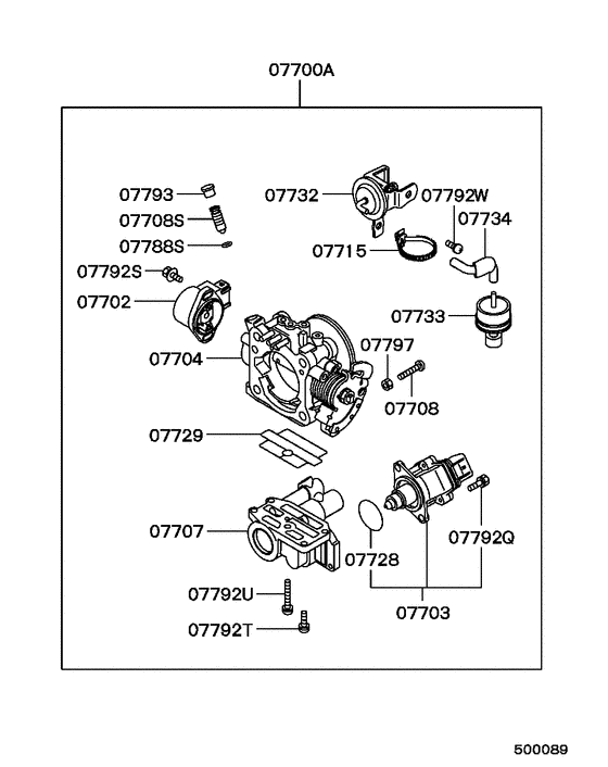Injector & throttle body