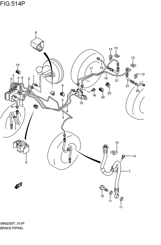 brakes piping