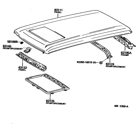 Roof Panel & Back Panel