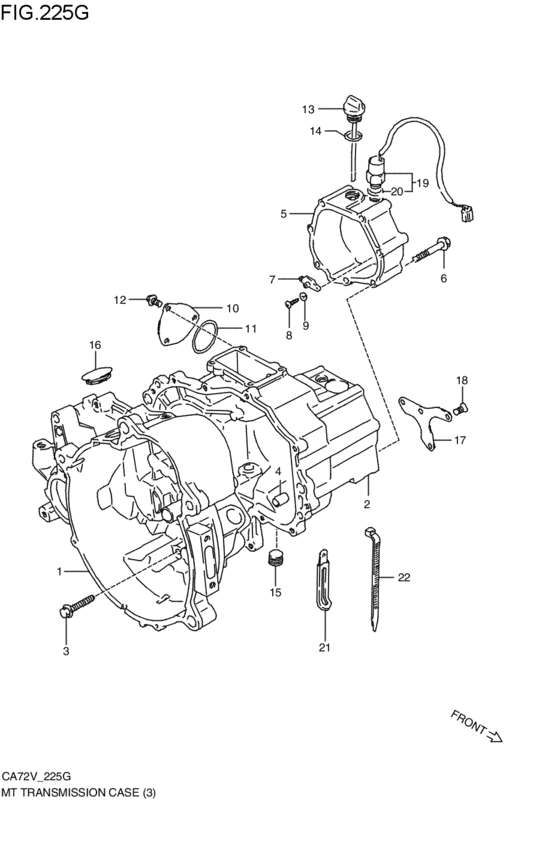 mt - transmission case