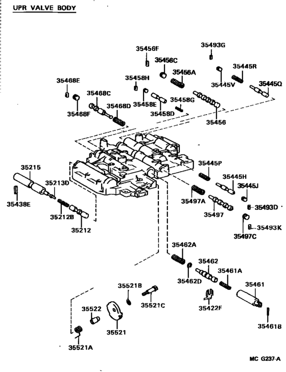 Valve Body & Oil Strainer (Atm)