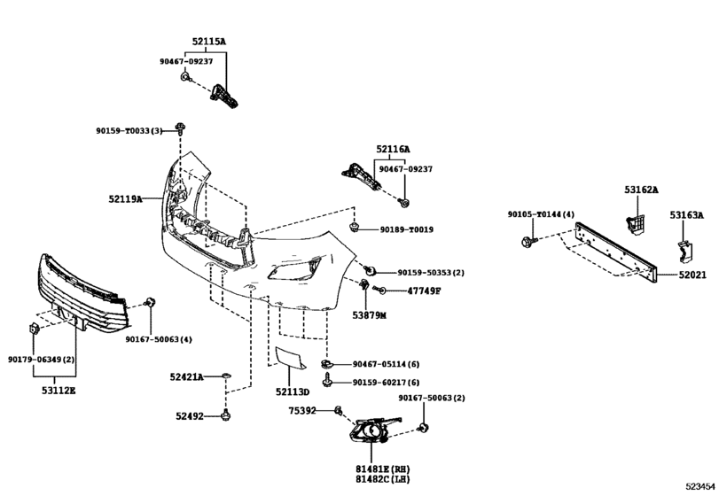 Front Bumper & Bumper Stay