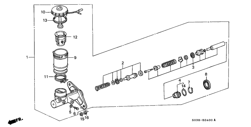 Brake master cylinder