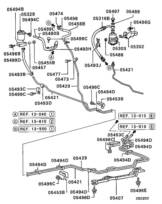 Fuel line & vapor gas control