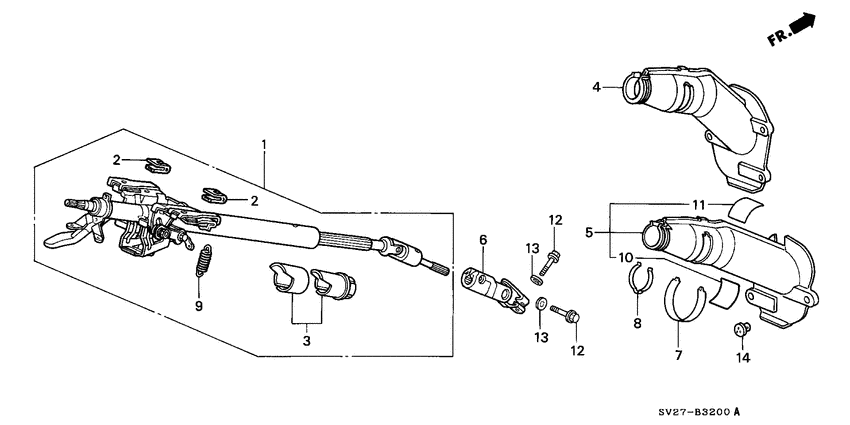 Steering column