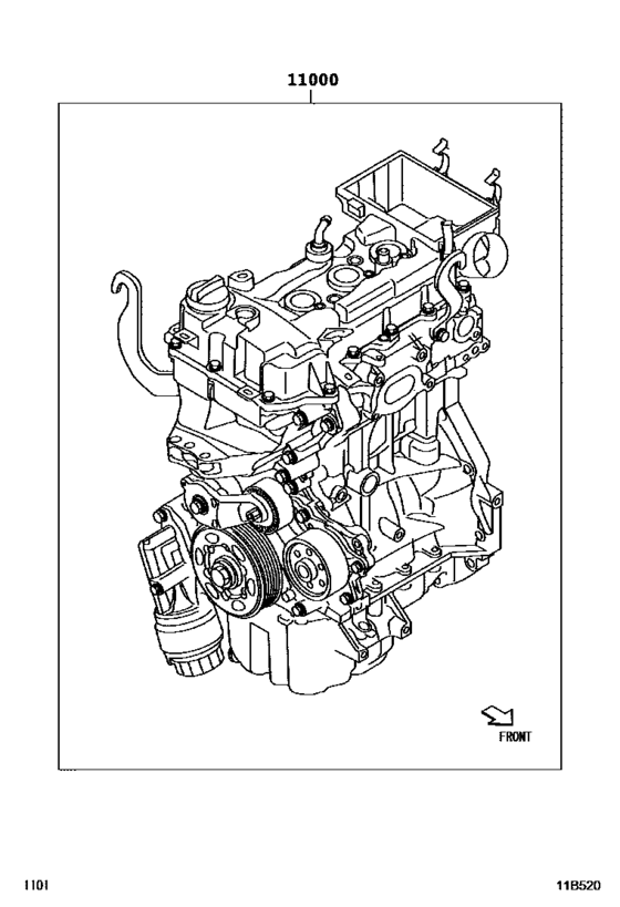 Partial Engine Assembly