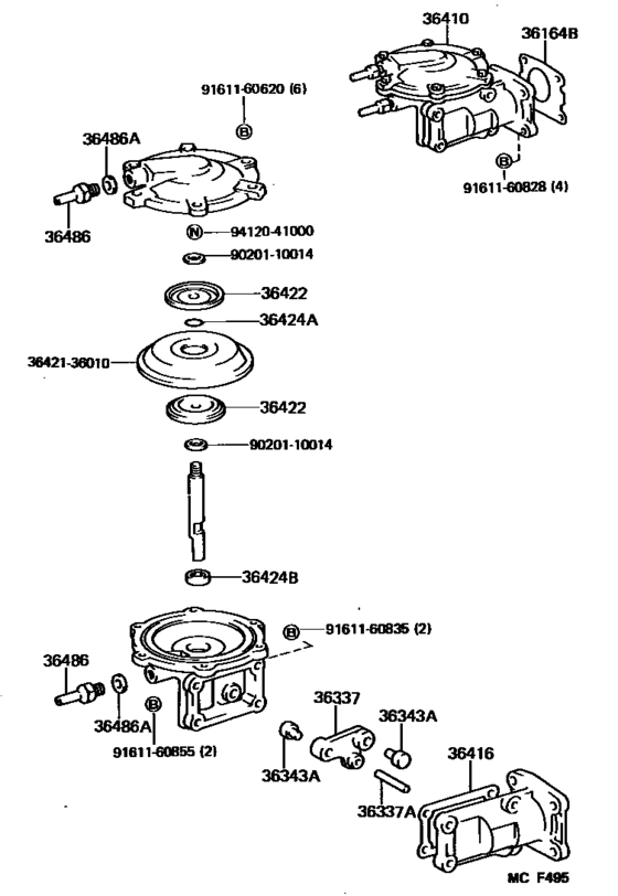 Diaphragm Cylinder & Transfer Vacuum Actuator
