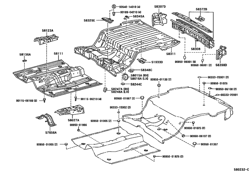 Floor Pan & Lower Back Panel