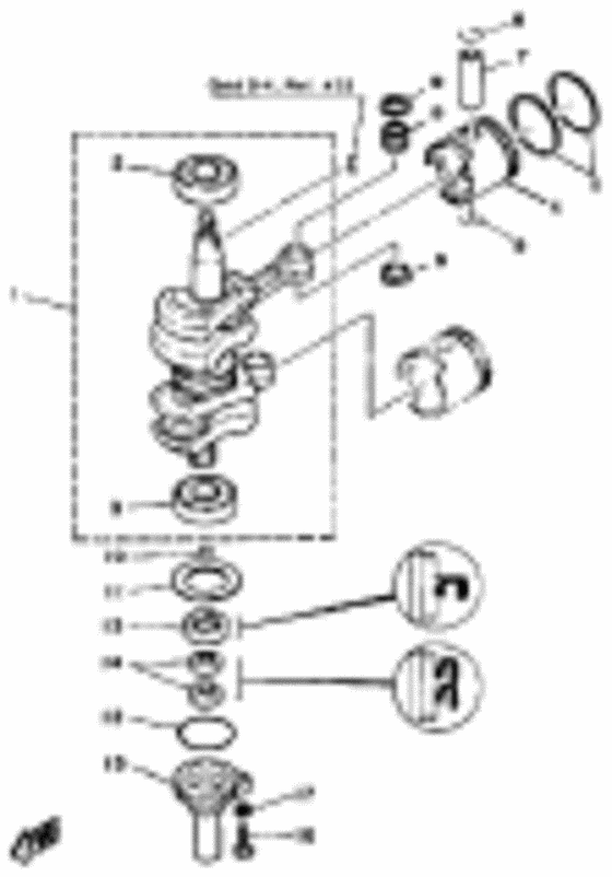 Crank piston