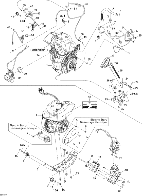 01- engine and engine support