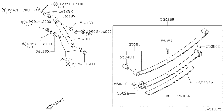 Rear suspension