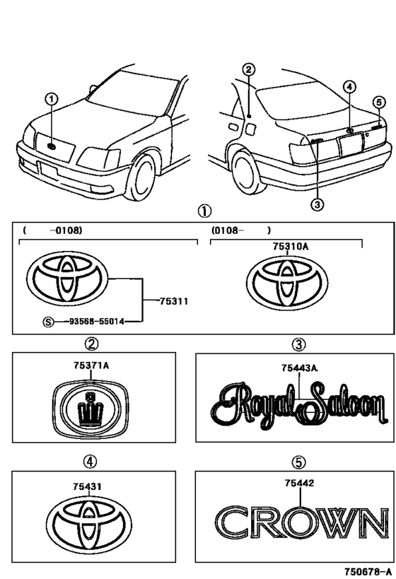 Emblem & Name Plate (Exterior & Interior)
