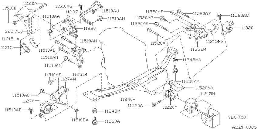 Engine & transmission   mounting