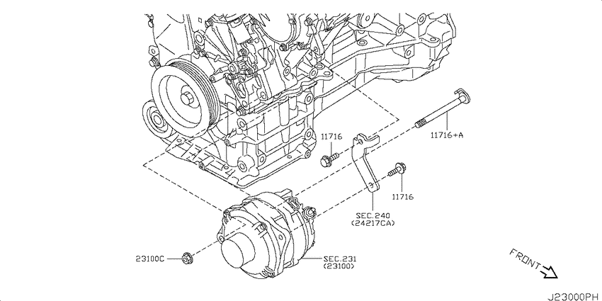 Alternator fitting