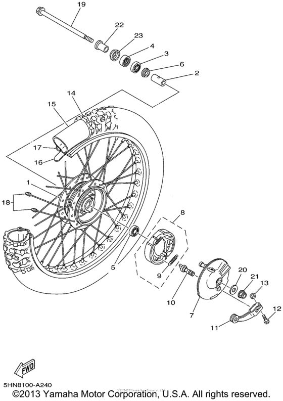 Front wheel