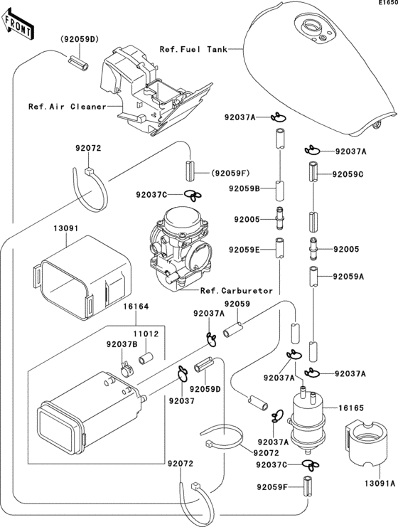 Fuel evaporative system