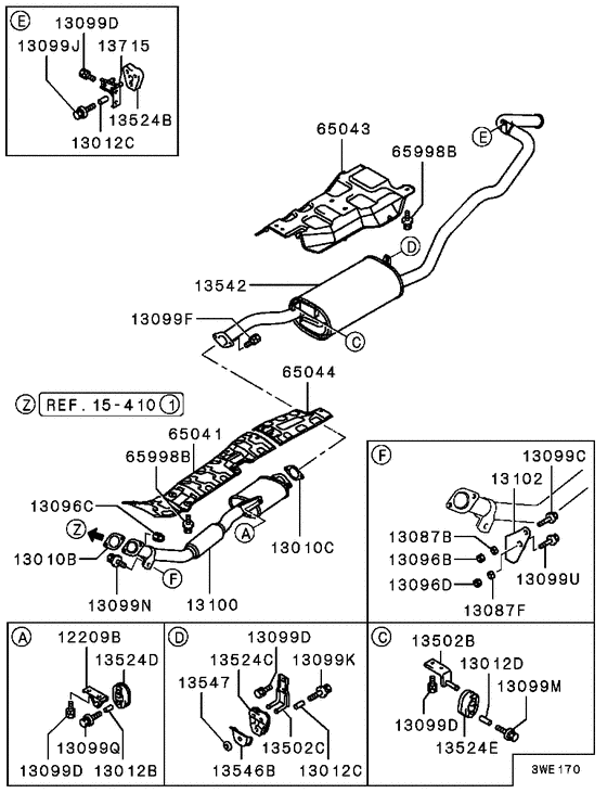 Exhaust pipe & muffler