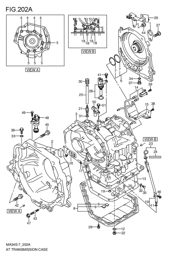 at - transmission case