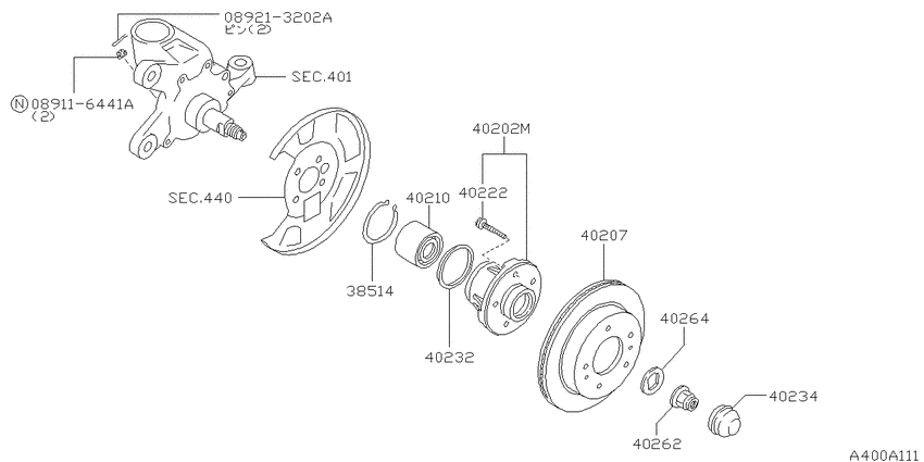 Front axle