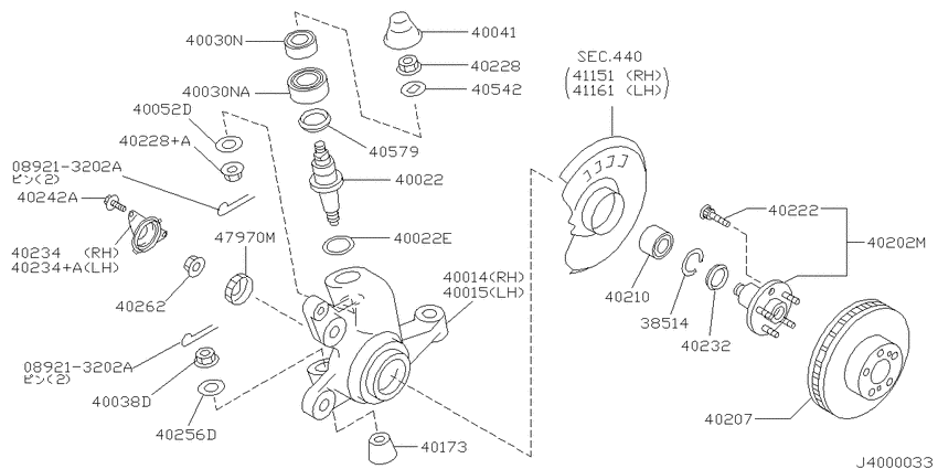 Front axle