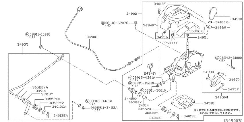 Auto transmission control device