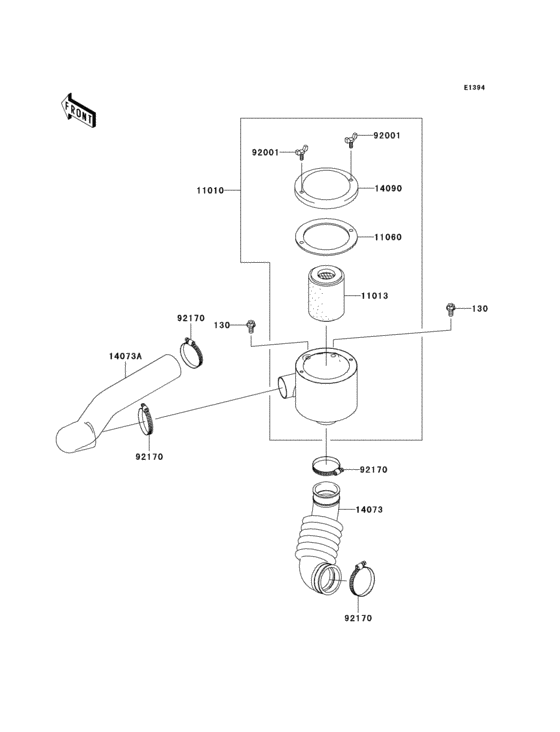 Air cleaner-belt converter