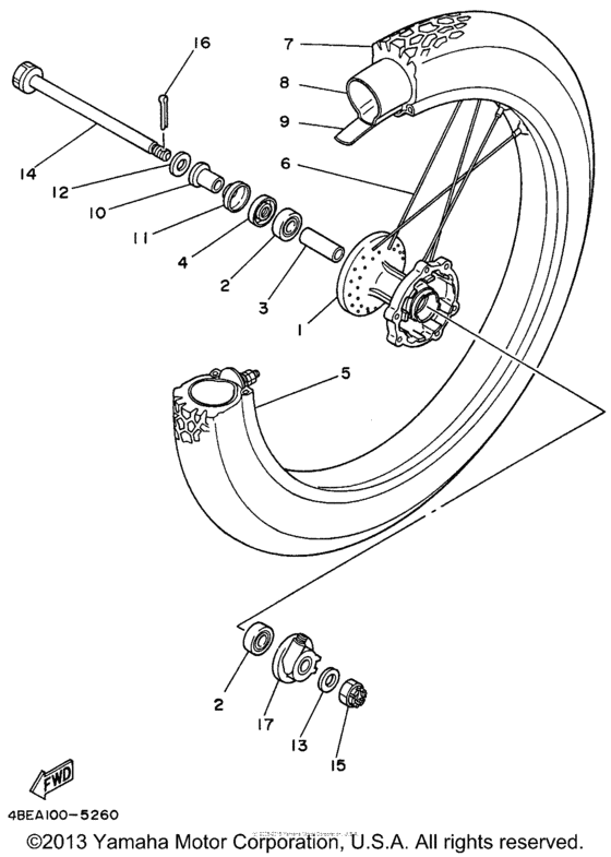 Front wheel
