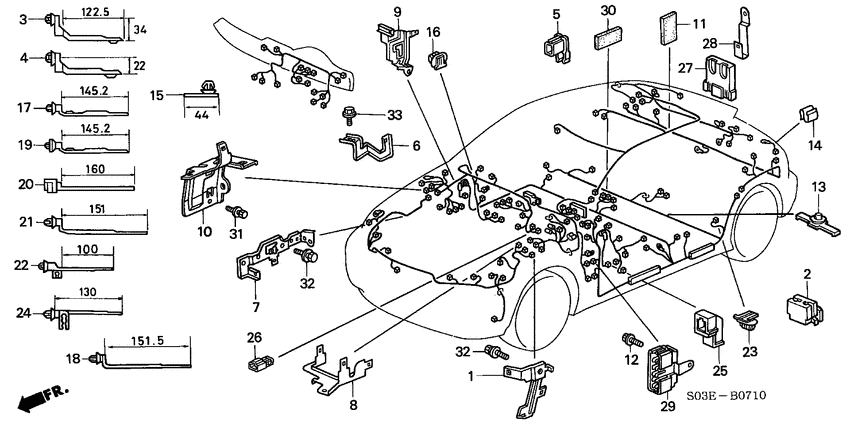 Harness band/bracket