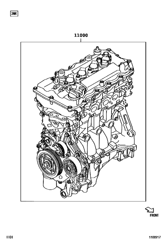 Partial Engine Assembly