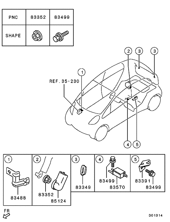 Wiring & attaching parts