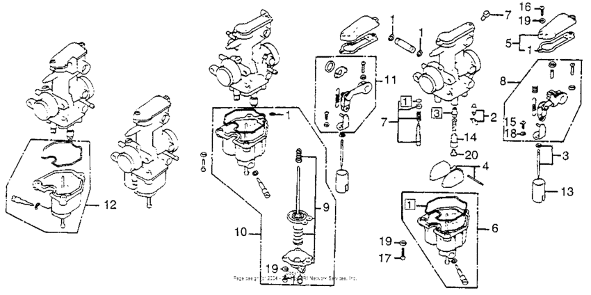 Carburetor components