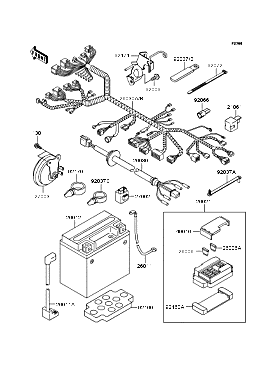 Chassis electrical equipment