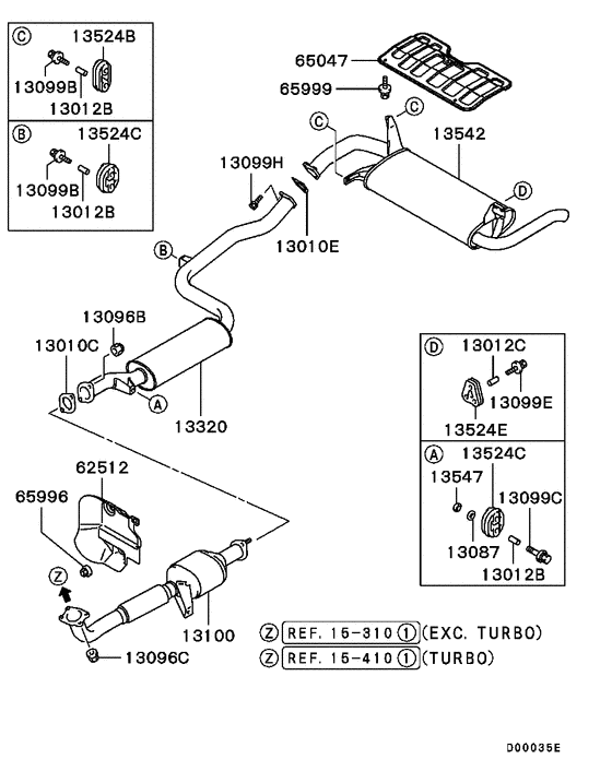 Exhaust pipe & muffler