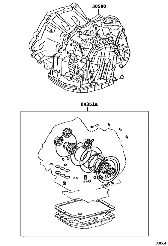 Transaxle Or Transmission Assy & Gasket Kit (Atm)