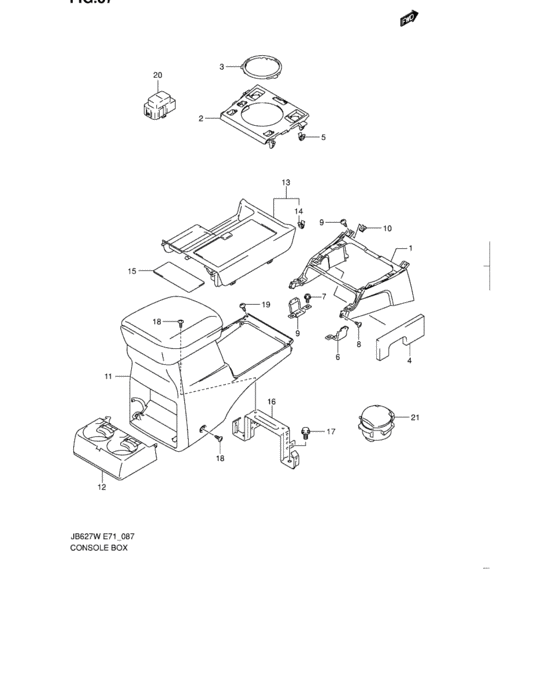 Console box