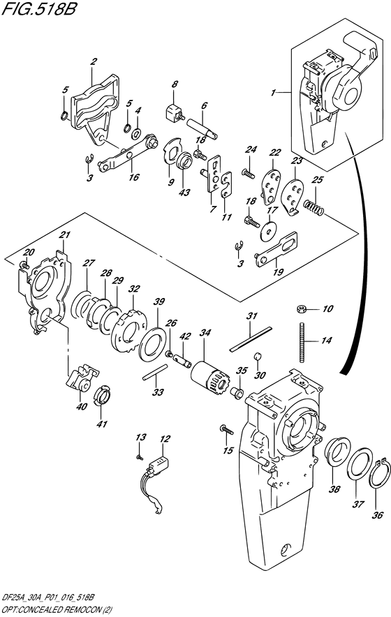 Opt:concealed remocon