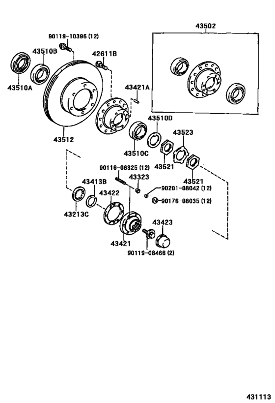 Front Axle Hub